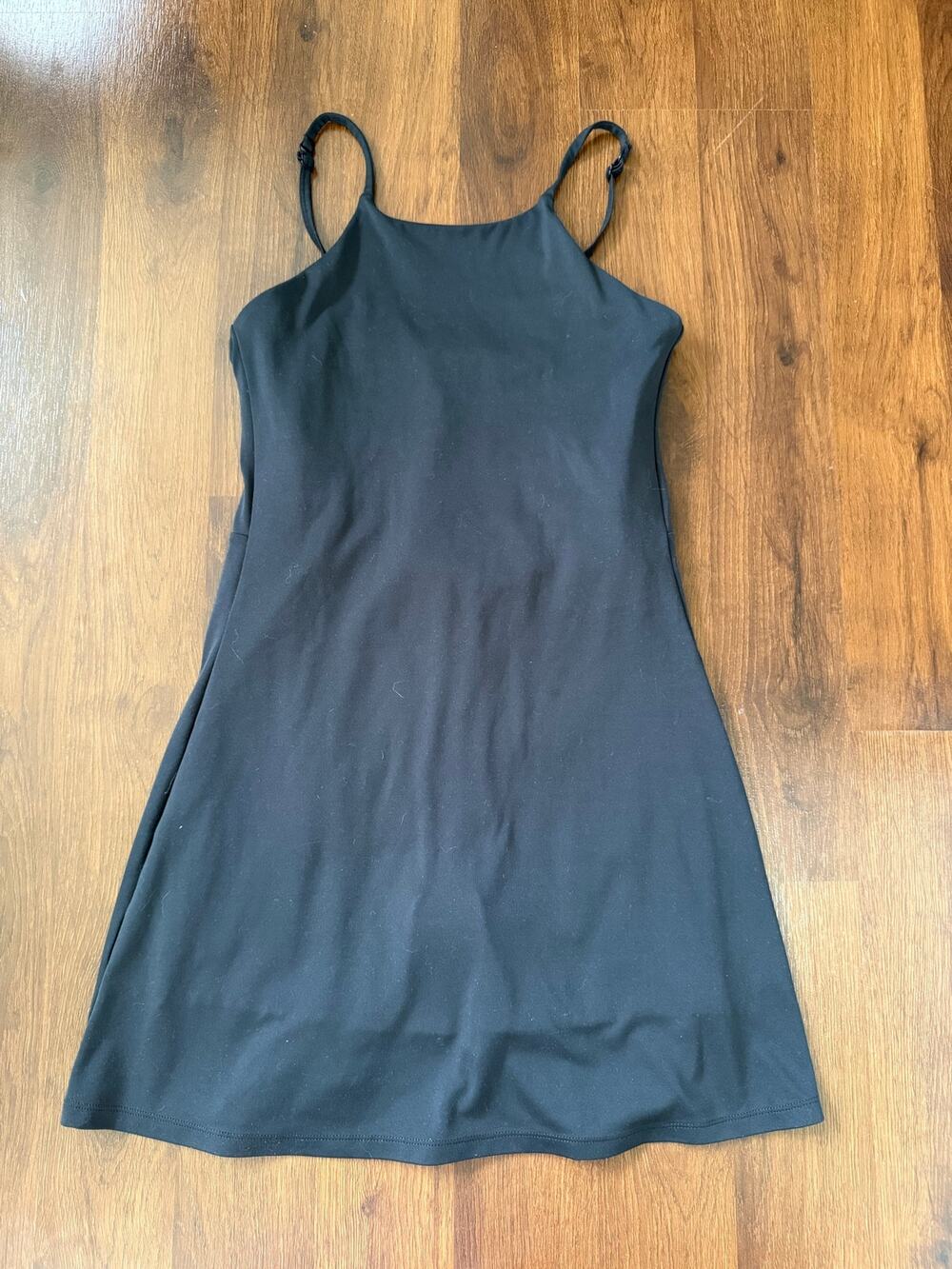 Girlfriend Collective Naomi Workout Dress Black Sz M Athleisure Tennis Golf